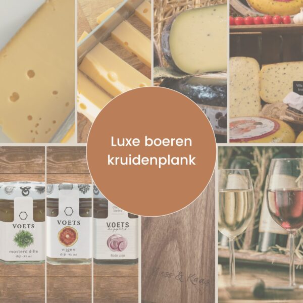 Luxe boeren kruidenkaasplank