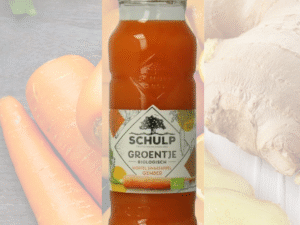 Schulp Groentje - wortel, sinaasappel & gembersap bio